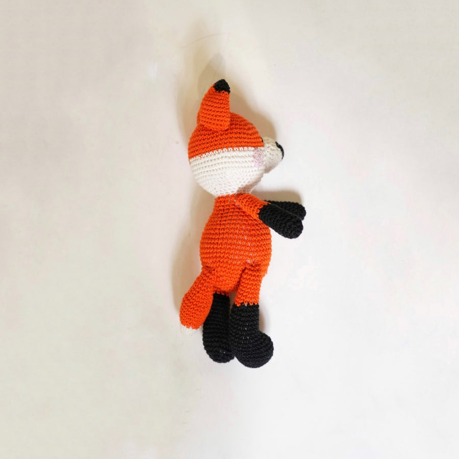 Rusty Paws the Fox Crochet Toy