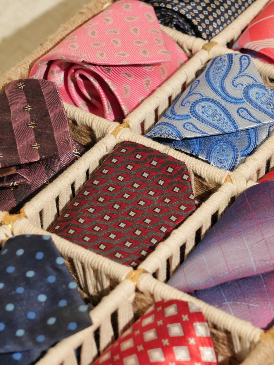 Handwoven 12-Slot Storage Organizer Tray