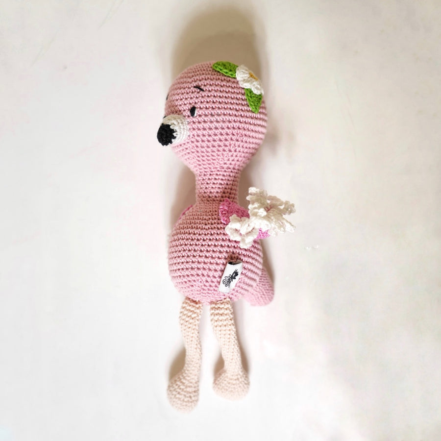 Flora the Crochet Flamingo