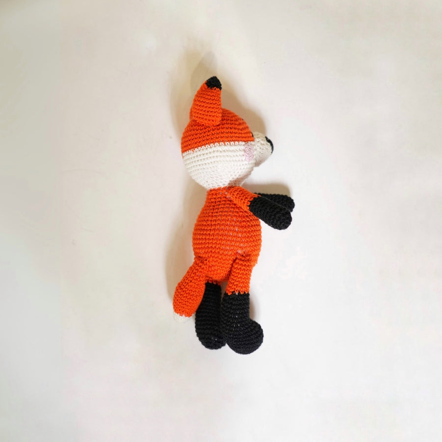 Rusty Paws the Fox Crochet Toy