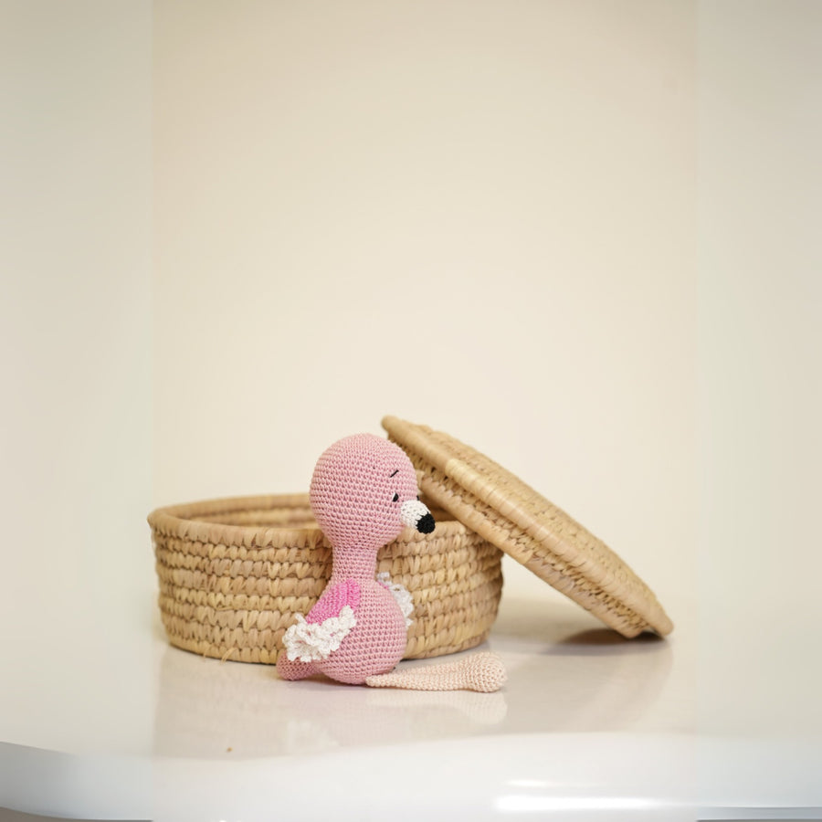 Flora the Crochet Flamingo