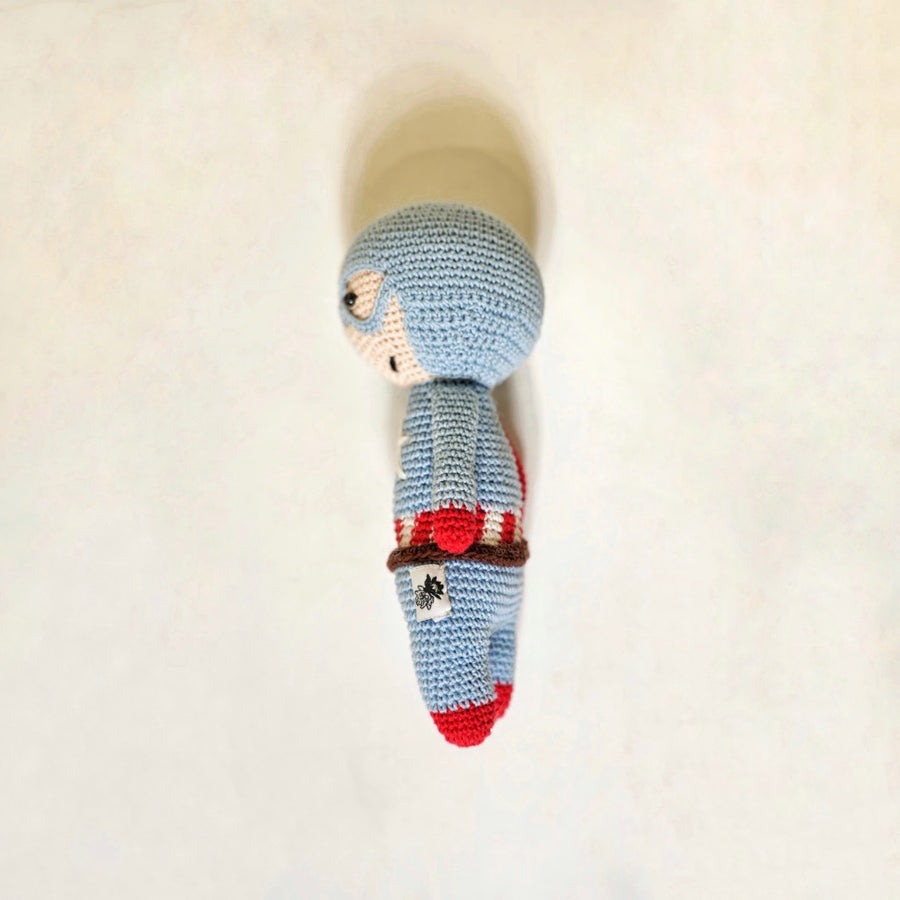 Captain American Crochet Toy