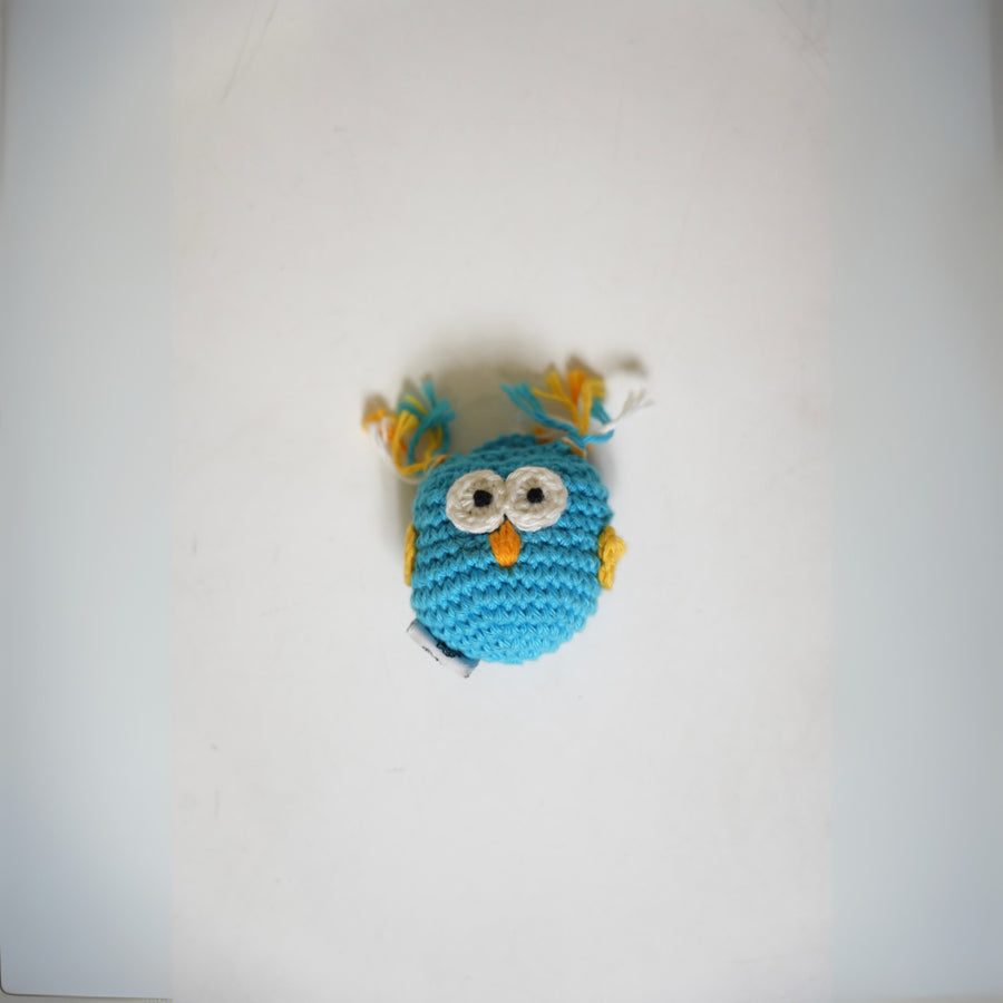 Sky Owl Crochet Keychain