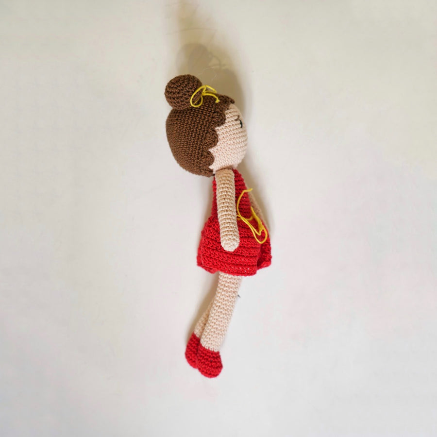 RUBY BUN BALLET CROCHET DOLL