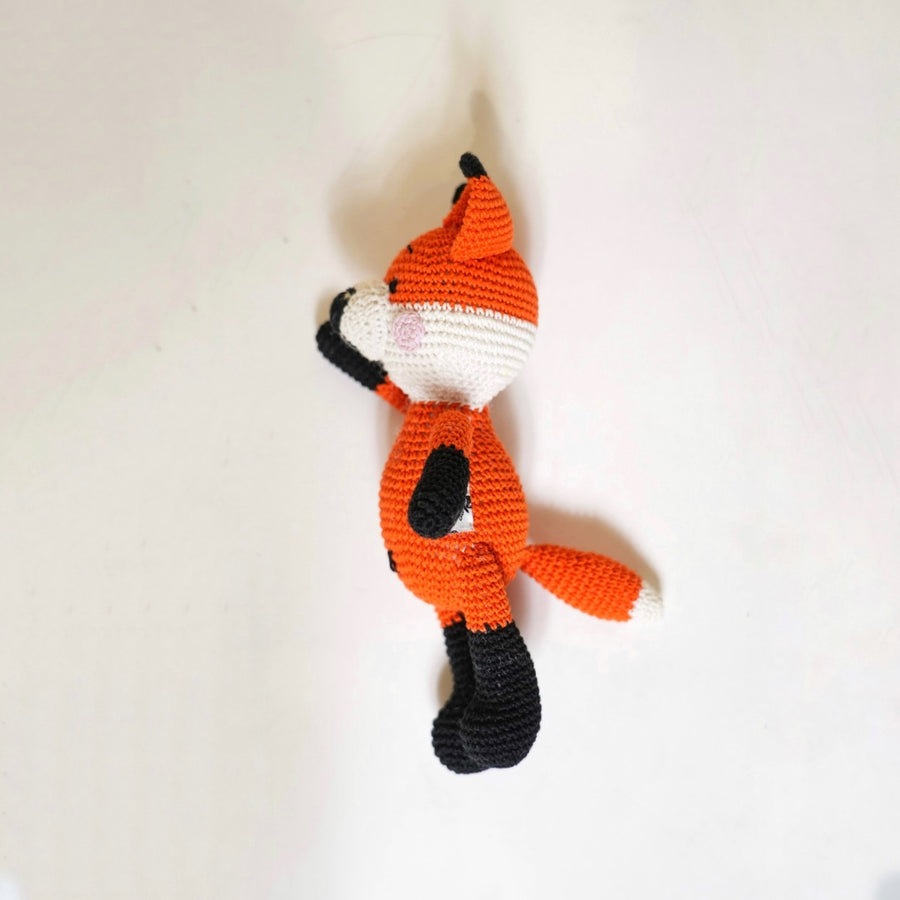 Rusty Paws the Fox Crochet Toy