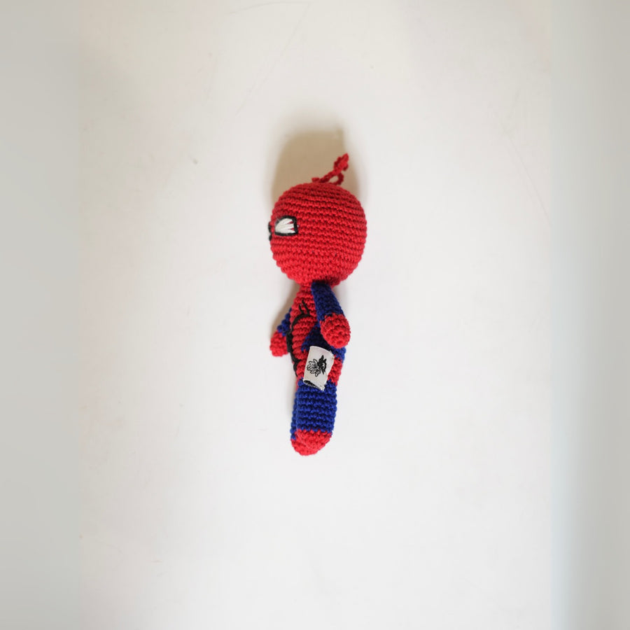 Spiderman Crochet Keychain