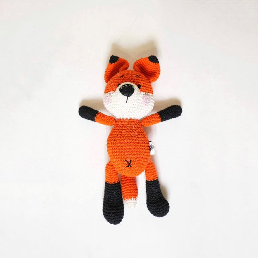 Rusty Paws the Fox Crochet Toy