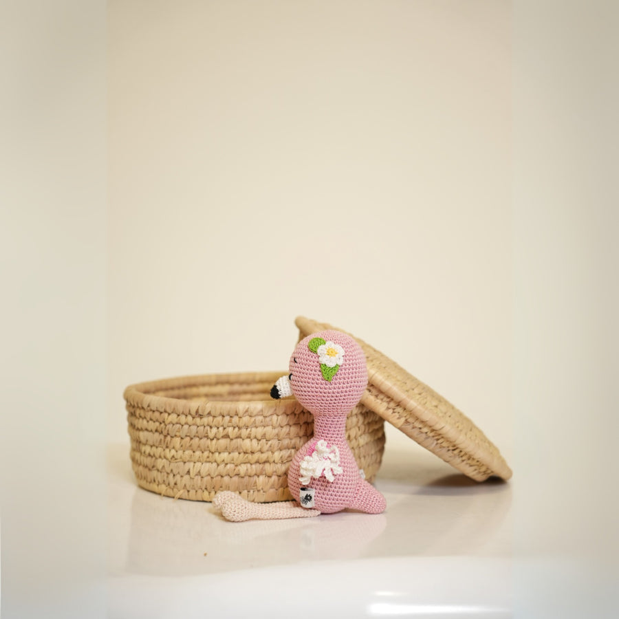 Flora the Crochet Flamingo
