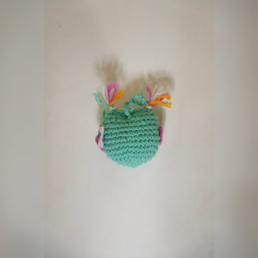 Twinkle Owl Crochet Keychain