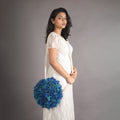 Blue Round Katran Sling Bag