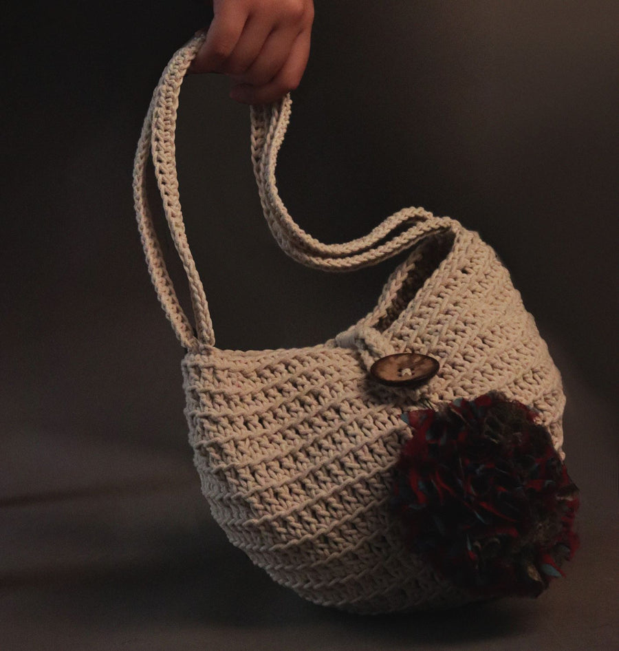 Button-up Crochet Bag