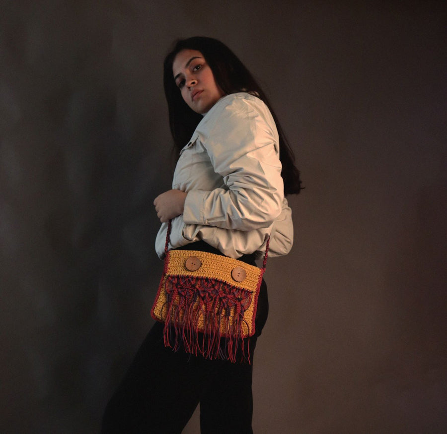 Tasseled Sling Bag