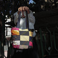 Patchwork Crochet Tote Bag