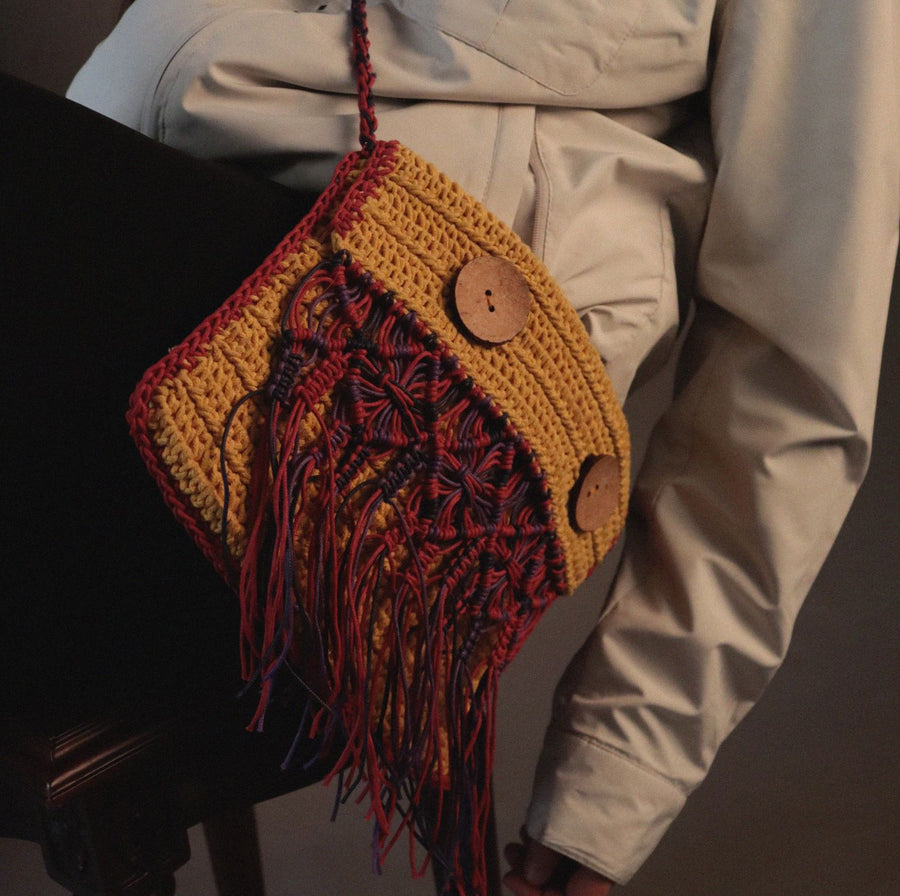 Tasseled Sling Bag