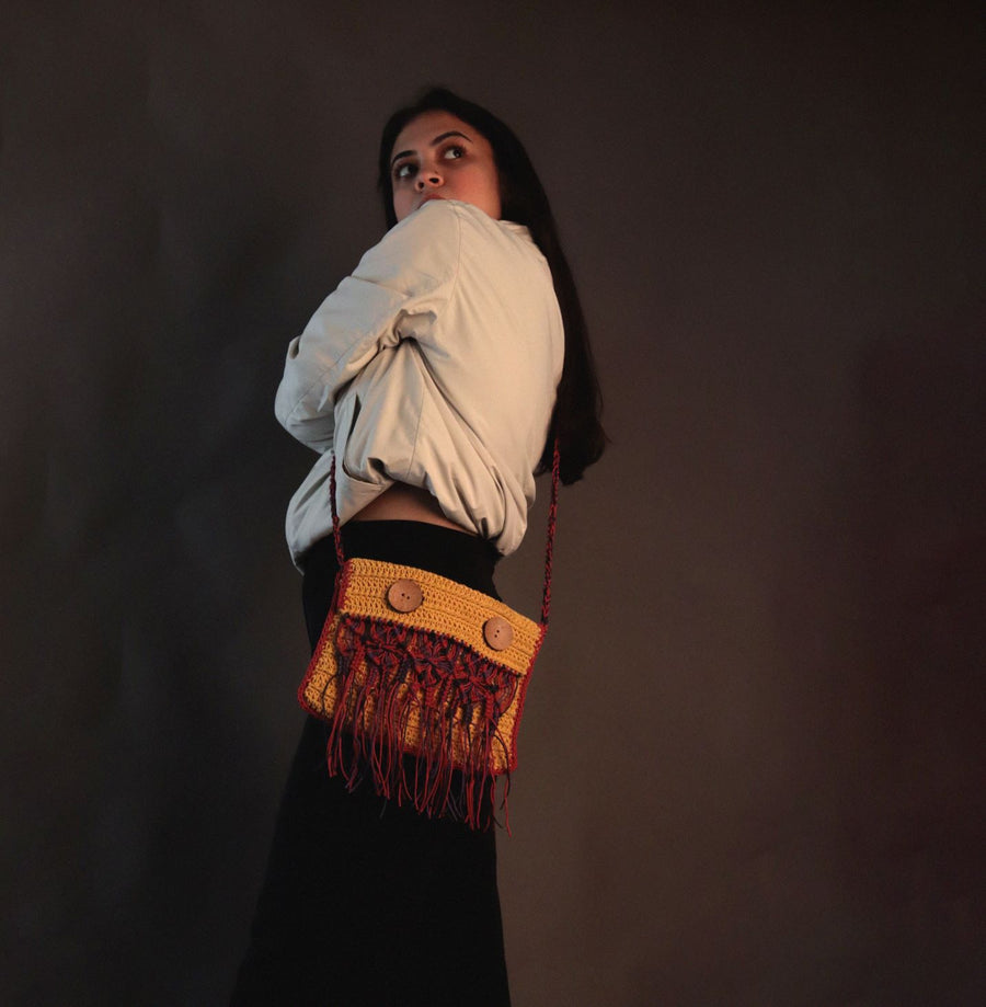 Tasseled Sling Bag