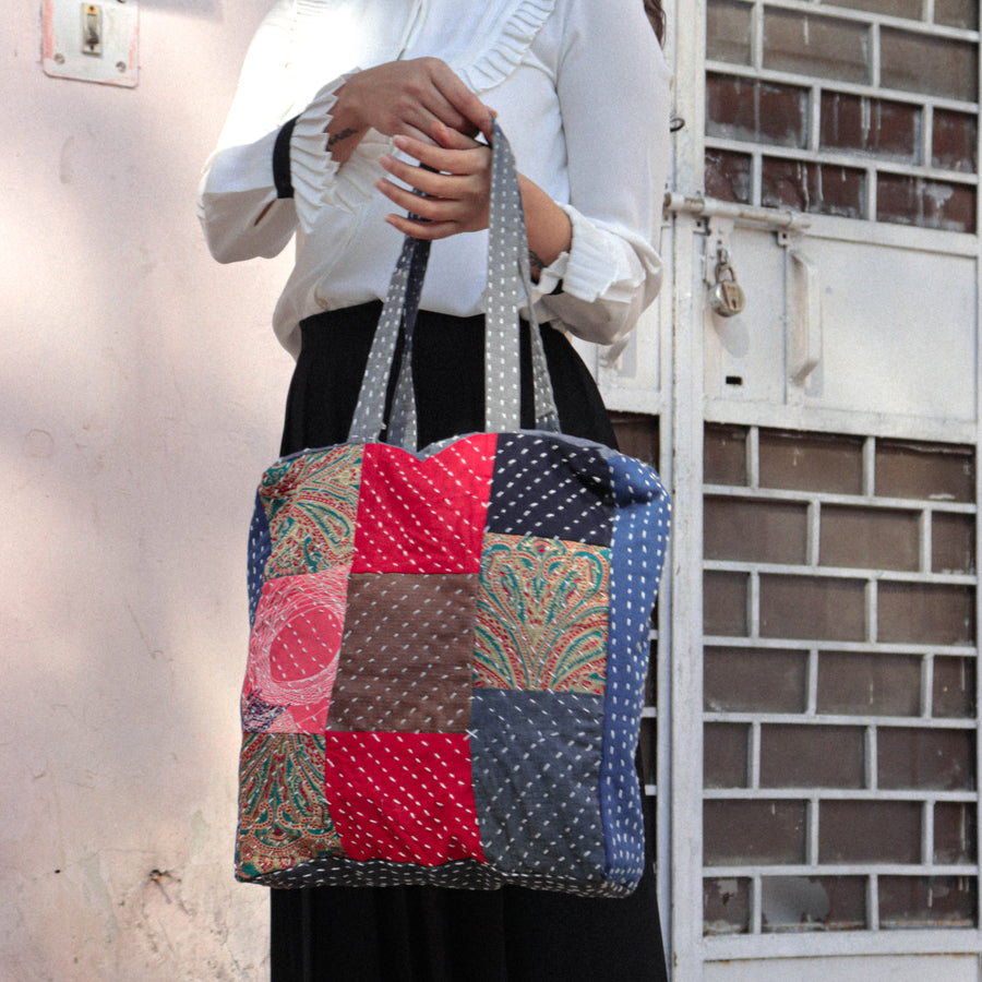 Patchwork Tote Bag