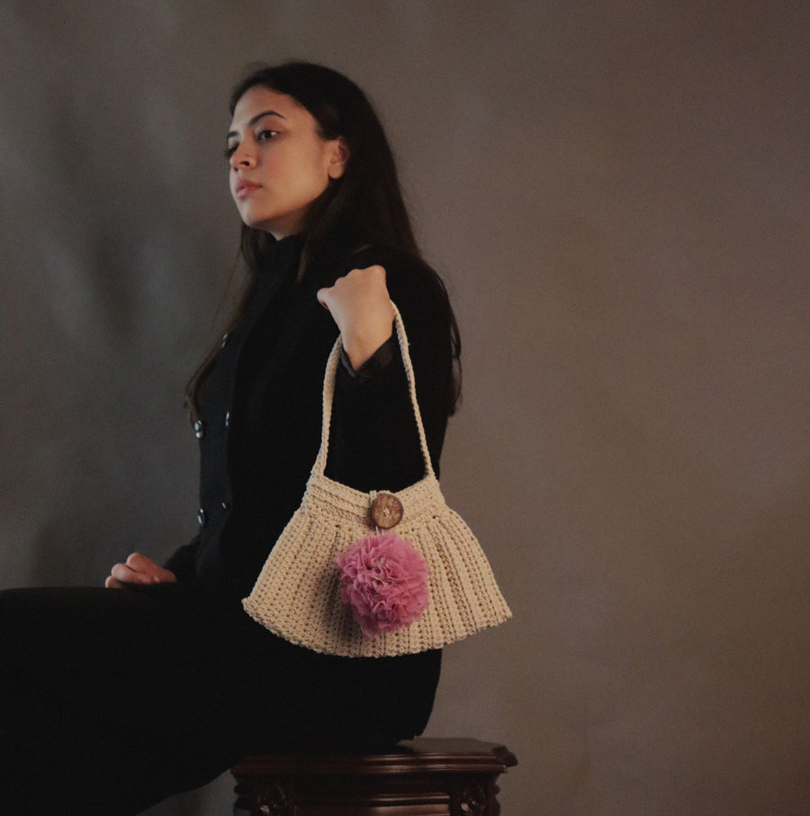 A-Line Crochet Hand bag