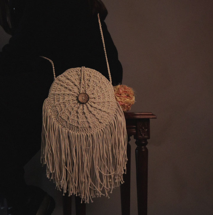 The Dream Catcher Crochet Sling Bag
