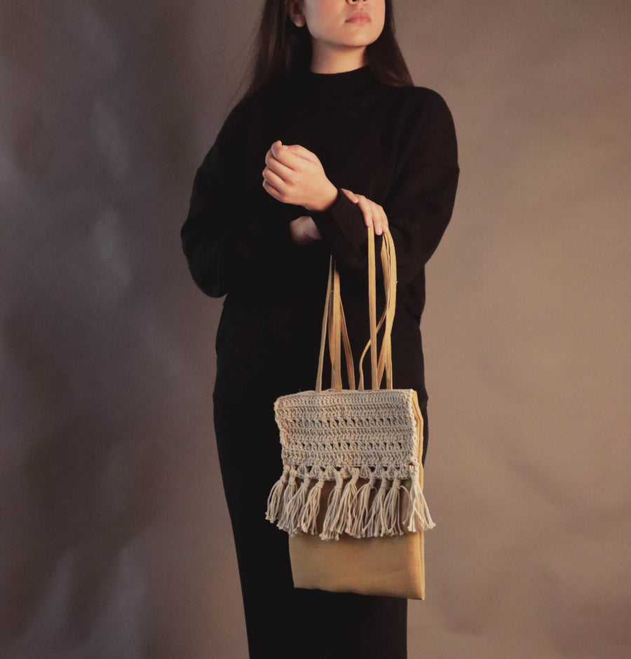 Cotton Shoulder Crochet Carry Bag