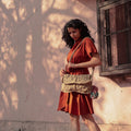 Crochet Jute Sling Bag