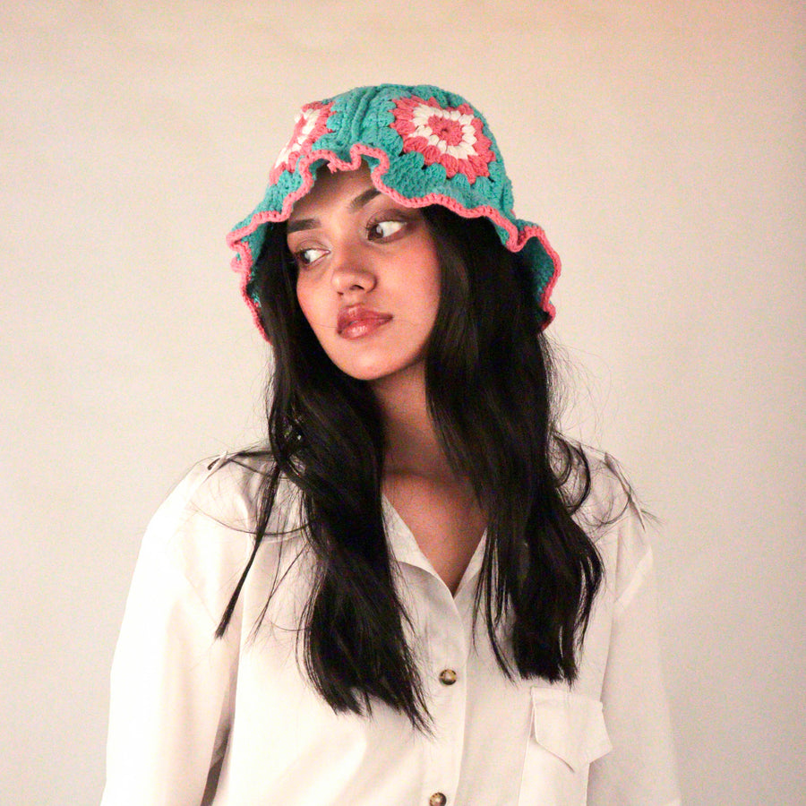 The Blossom Bucket Crochet Hat