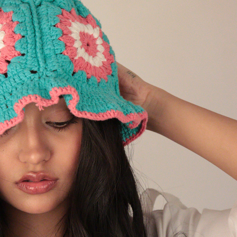 The Blossom Bucket Crochet Hat