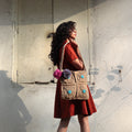 Square Crochet Sling Bag