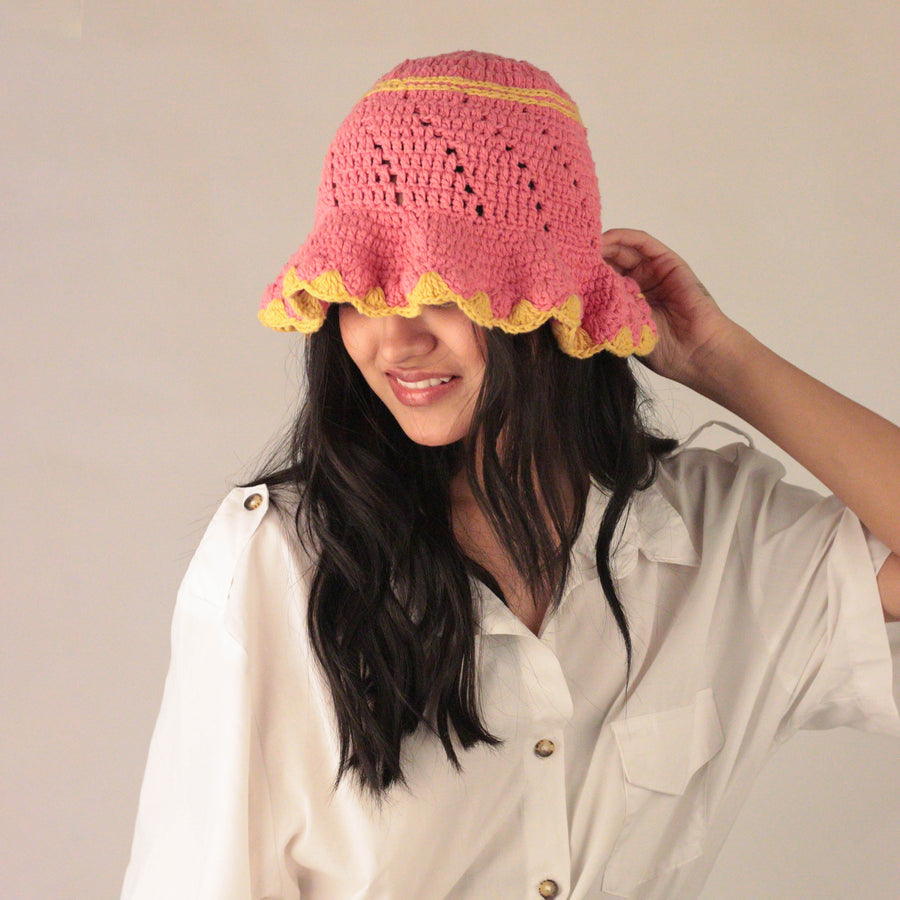 The Popsicle Bucket Crochet Hat