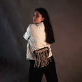 Black 'D' Crochet Sling Bag