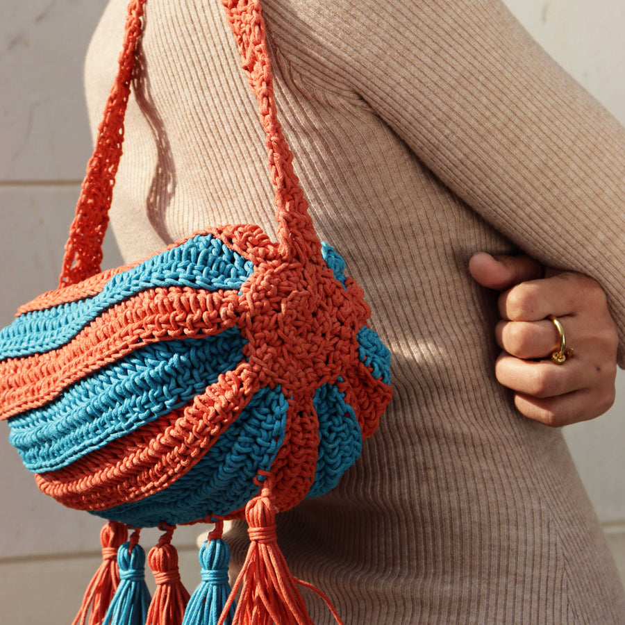 Duffel Crochet Sling Bag2