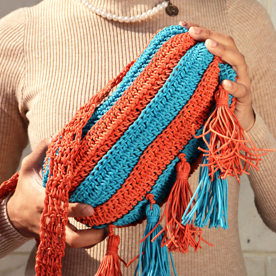 Duffel Crochet Sling Bag2