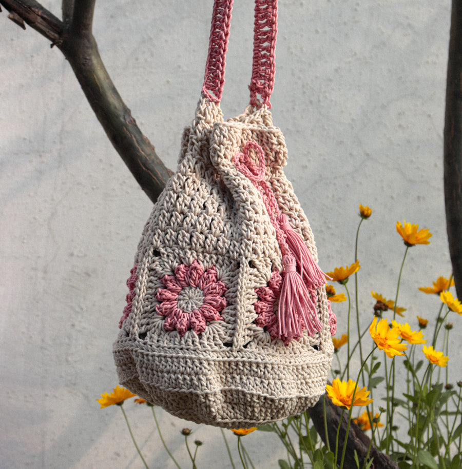 Floral Crochet Potli