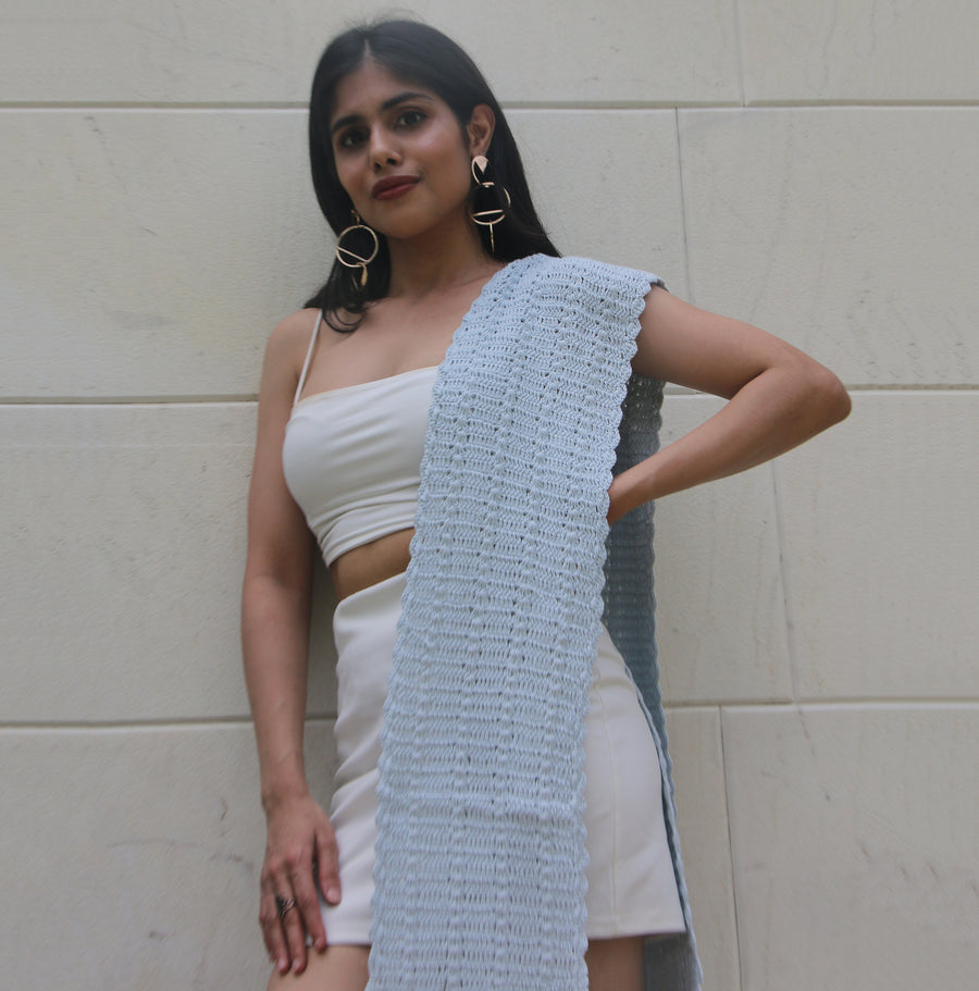 Cotton Crochet Stole