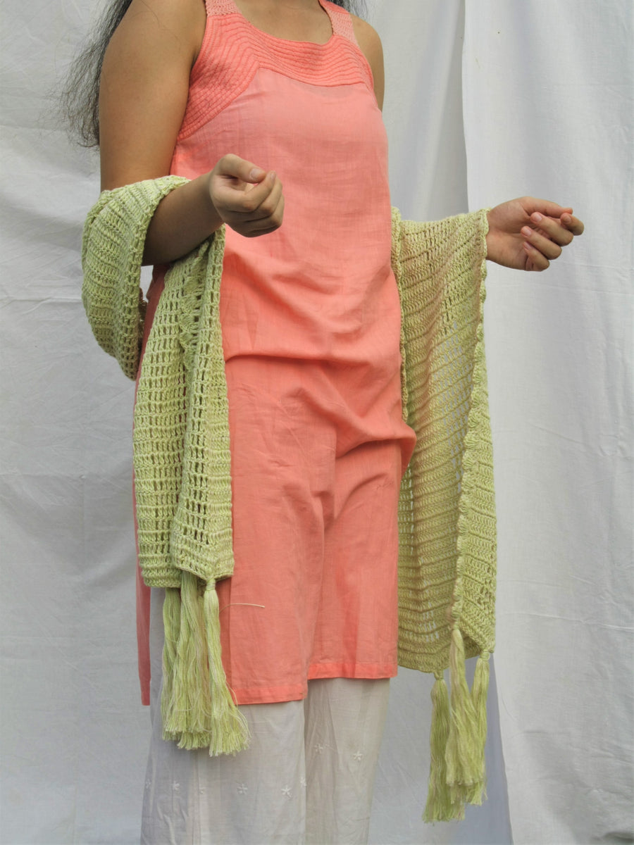 Cotton Crochet Stole