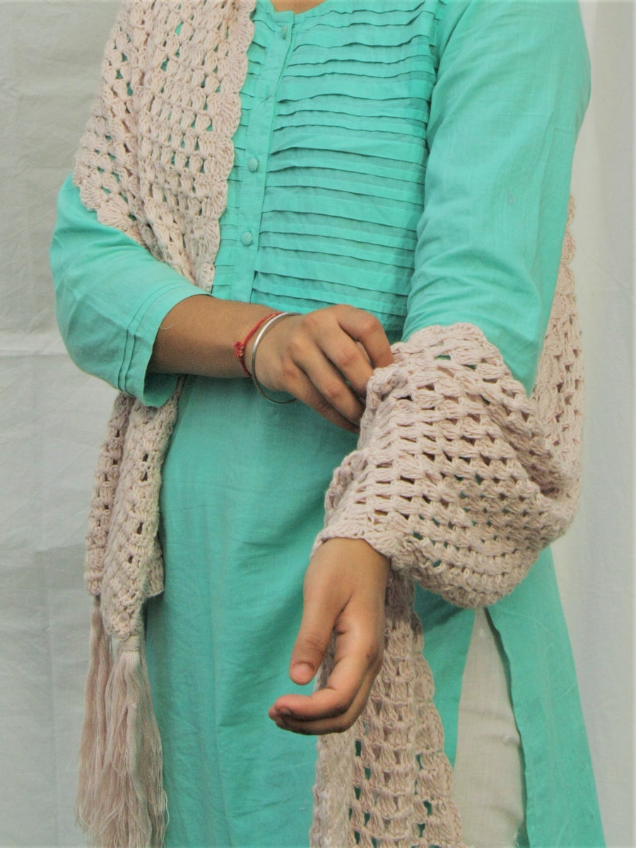 Cotton Crochet Stole