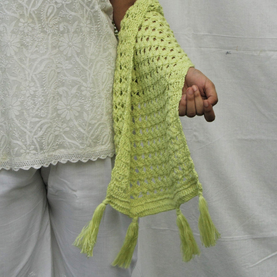 Cotton Crochet Stole