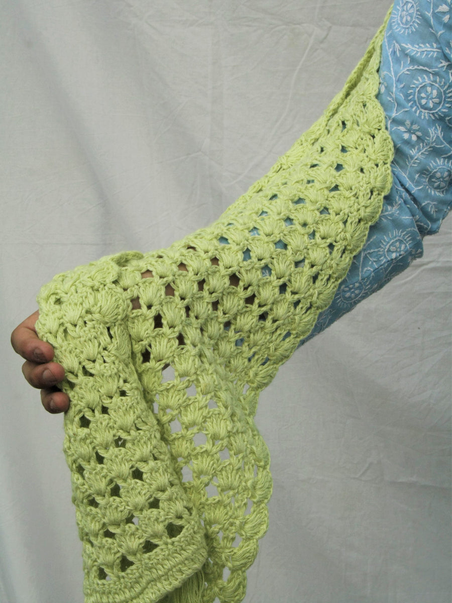 Cotton Crochet Stole