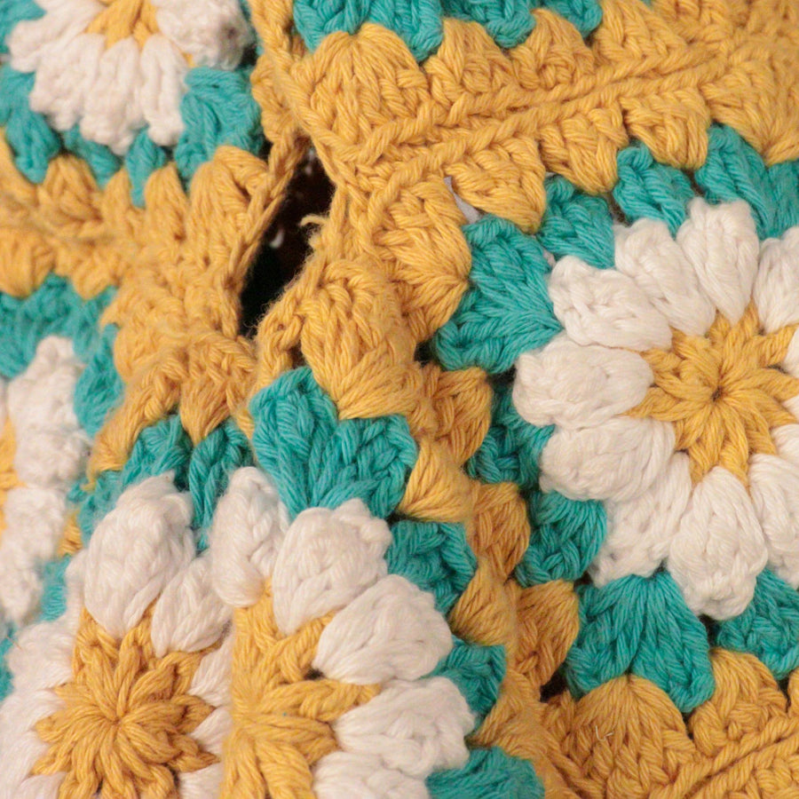 The Floral Shopper Crochet Tote Bag