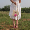 Arrow Crochet Cotton Hand Bag