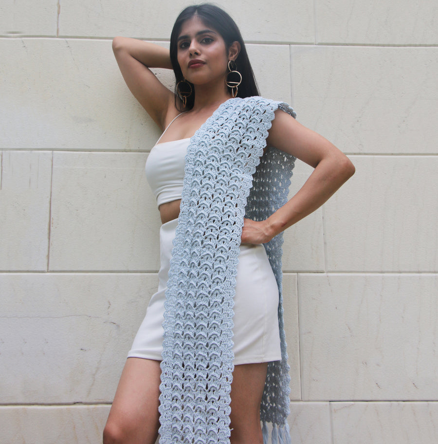 Cotton Crochet Stole