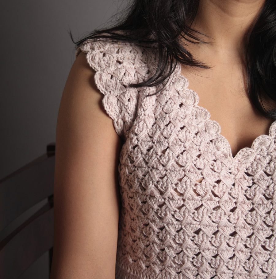 Boxy Crochet Crop Top