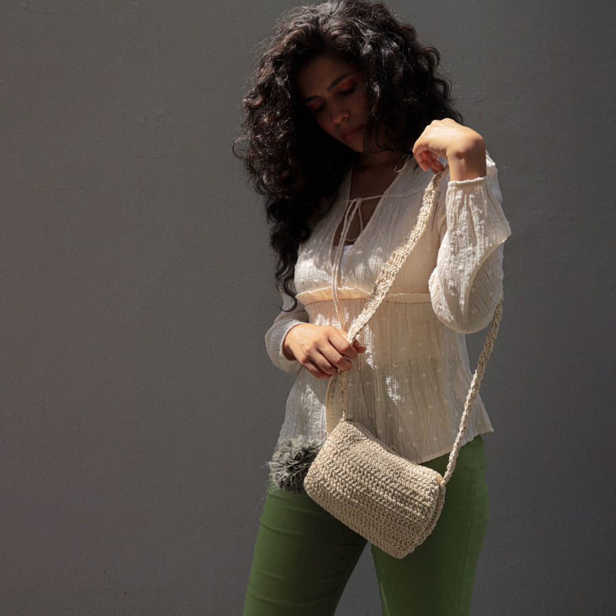 The Duffel Crochet Shoulder Bag