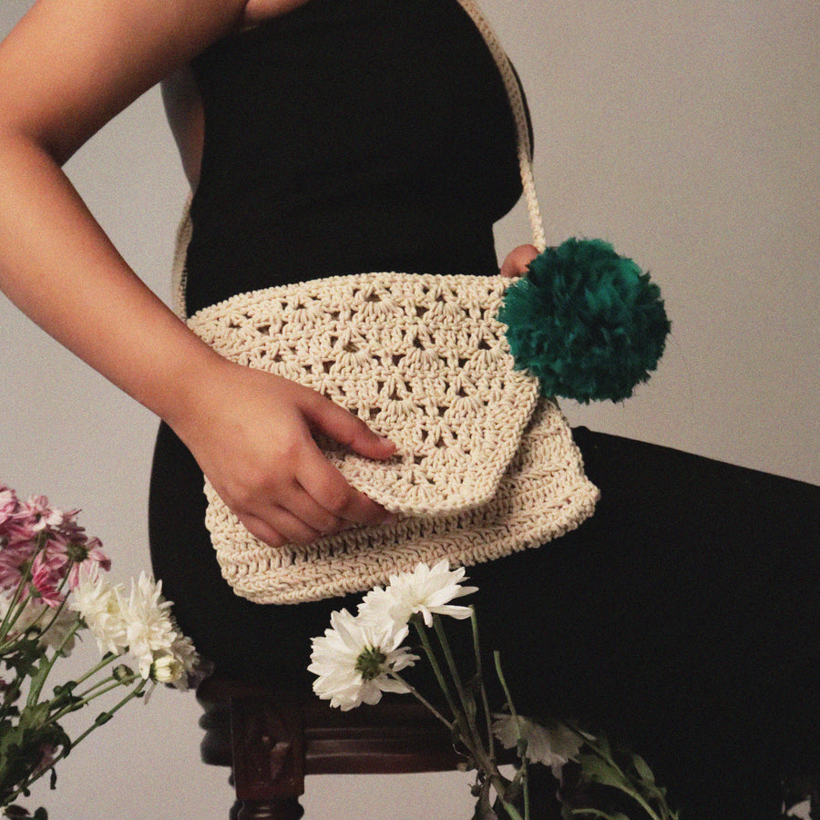 Rectangular Crochet Sling Bag