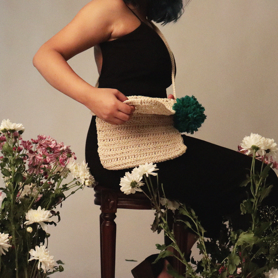 Rectangular Crochet Sling Bag