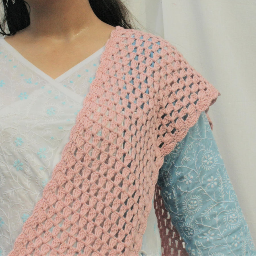 Cotton Crochet Stole