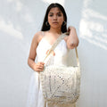 Quad- Spirit Crochet Cross-body Bag
