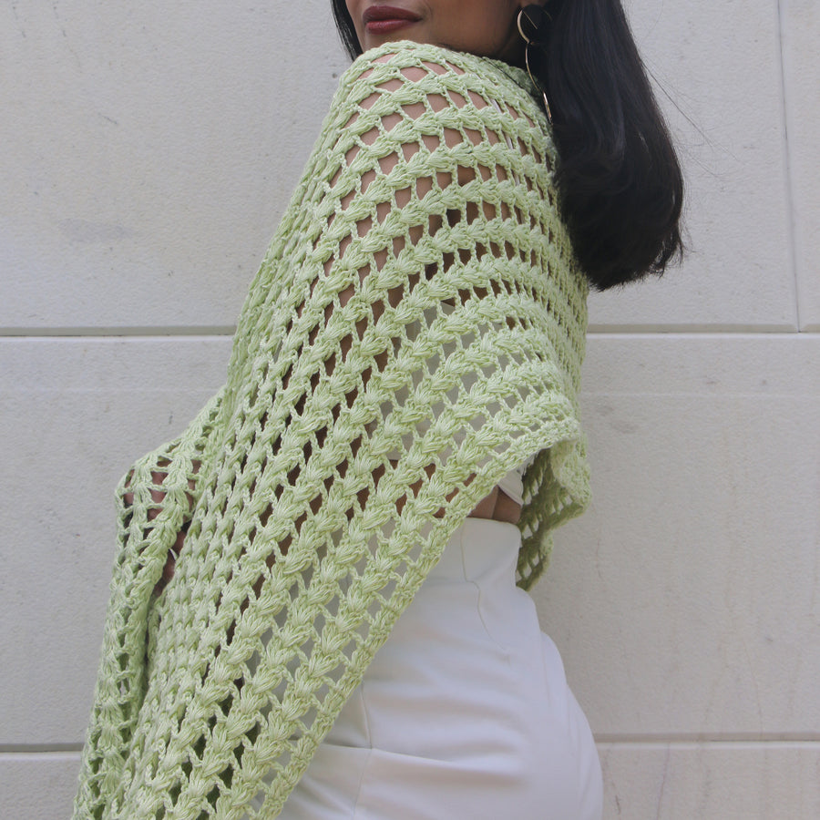 Cotton Crochet Stole