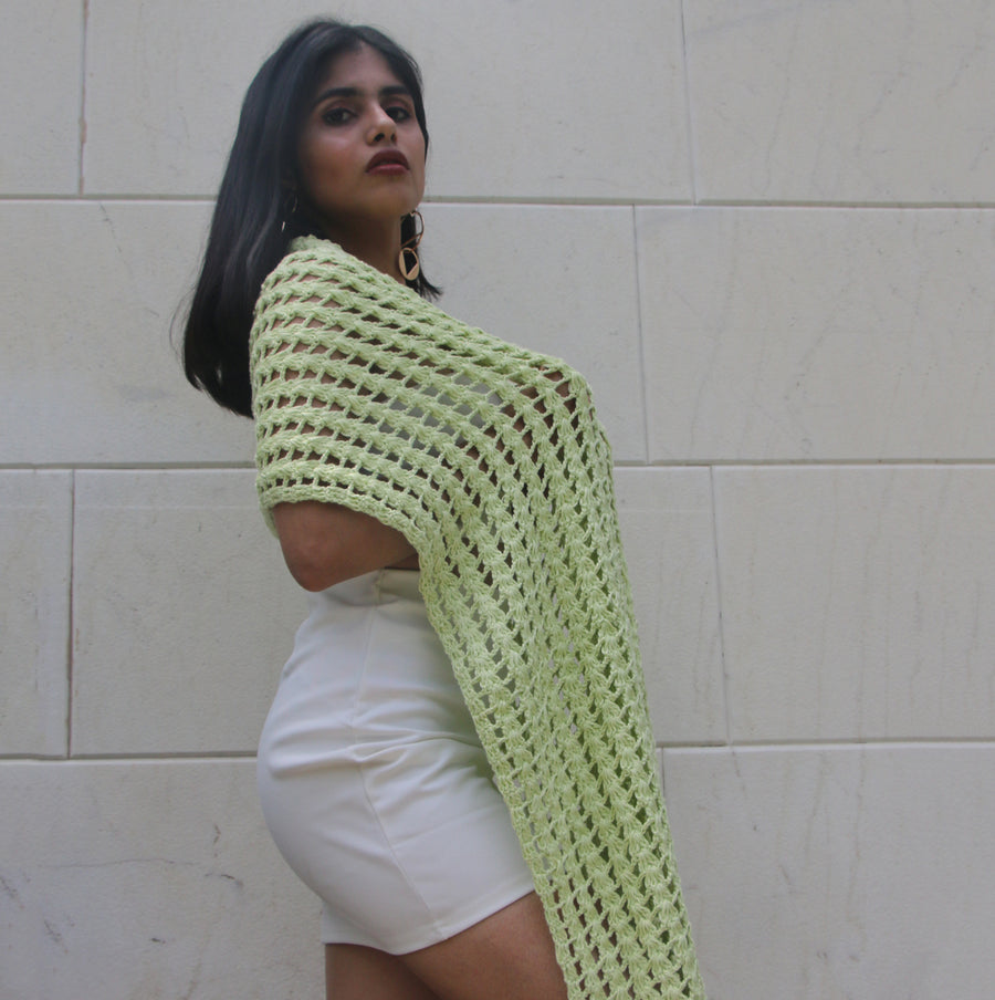 Cotton Crochet Stole