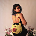 Green E Crochet Shoulder Bag