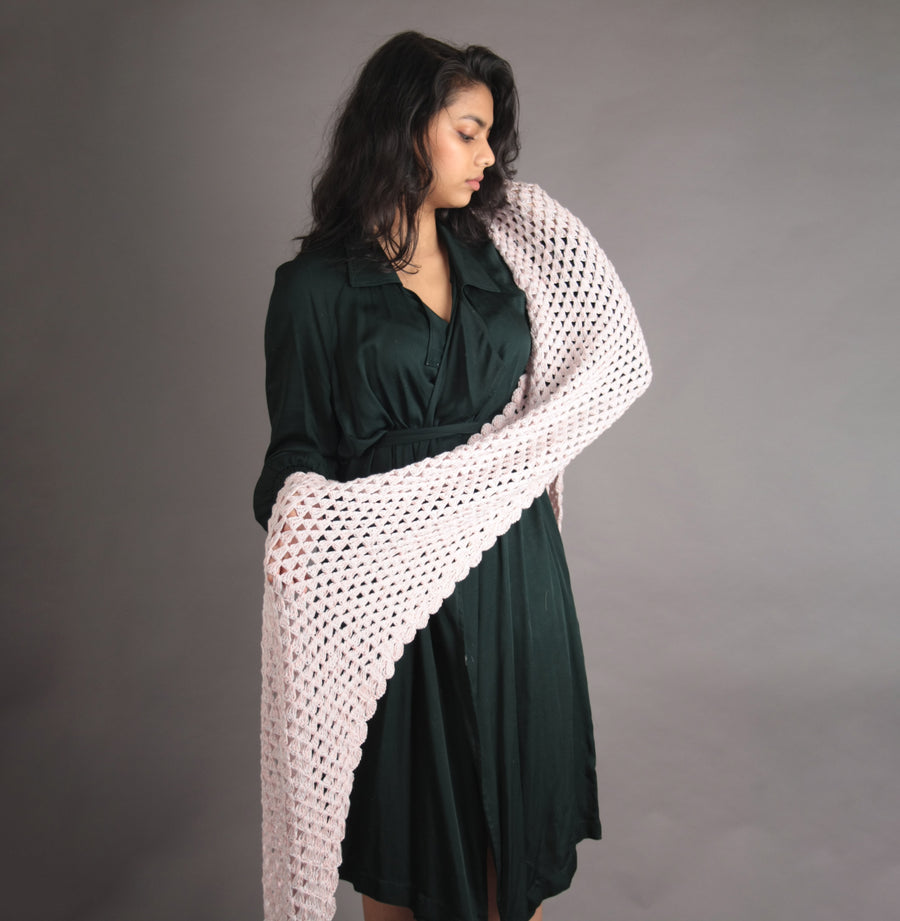 Cotton Crochet Stole